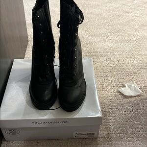 Steve Madden Black Women's Boots